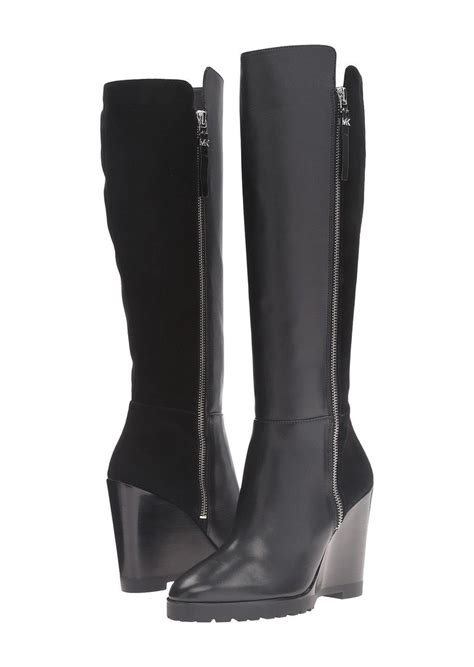 michael kors clara wedge boot